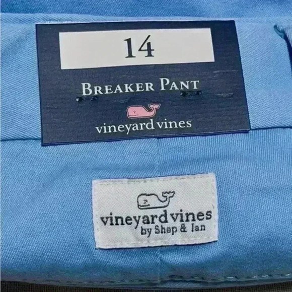 NWT‎ Vineyard Vines Breaker Pants Jake Blue Boys Size 14 - Picture 4 of 8